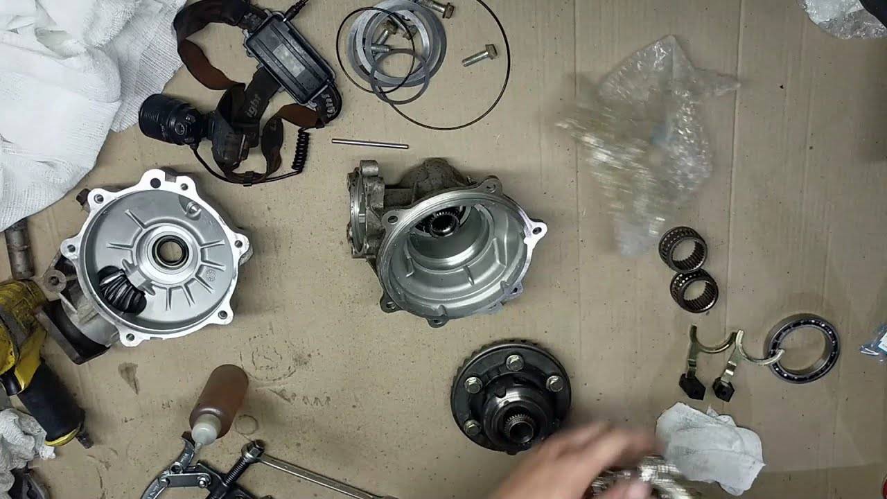 Замена сальника переднего редуктора cf moto 500