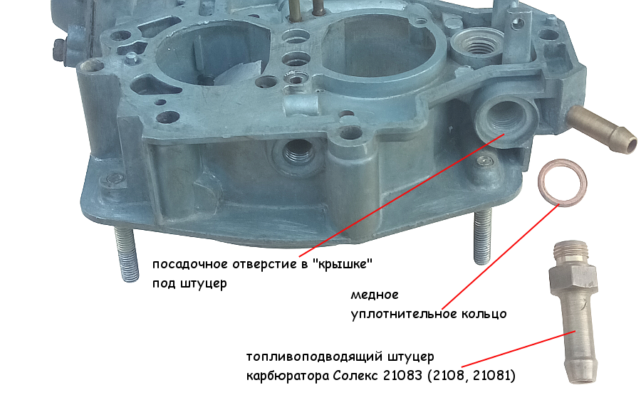 Жиклеры карбюратора ваз 21083 расположение