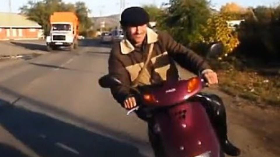 Как я навернулся со скутера