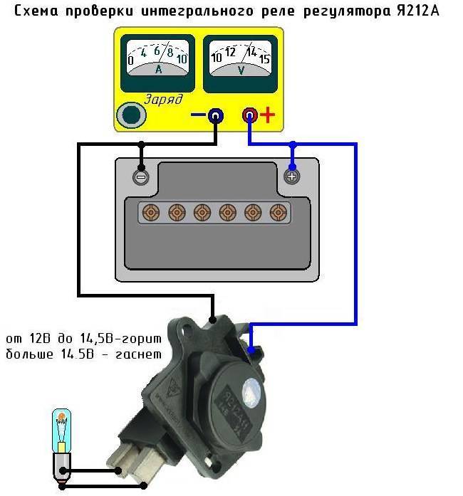 Как проверить реле-регулятор напряжения генератора автомобиля