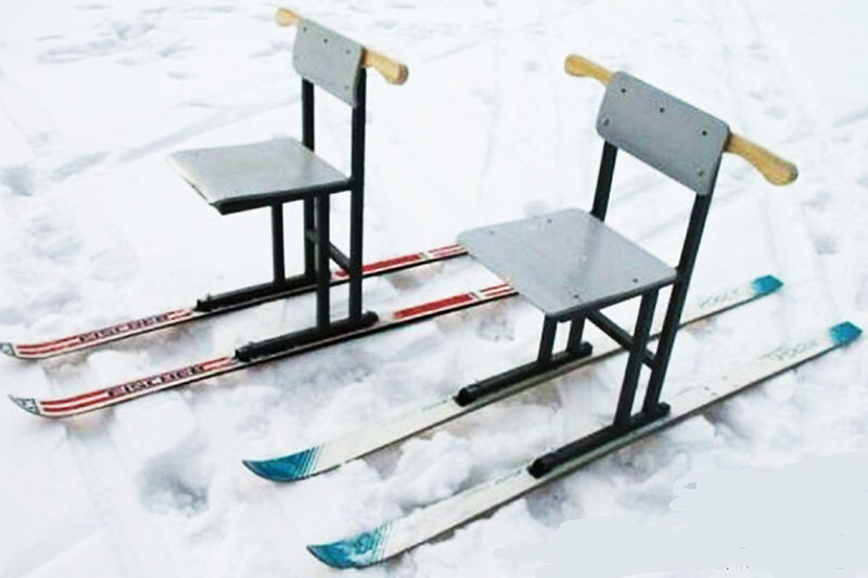 Санки из старых лыж своими руками. самодельные сани из пластиковых труб: инструкция по монтажу. лыжи из пп трубок