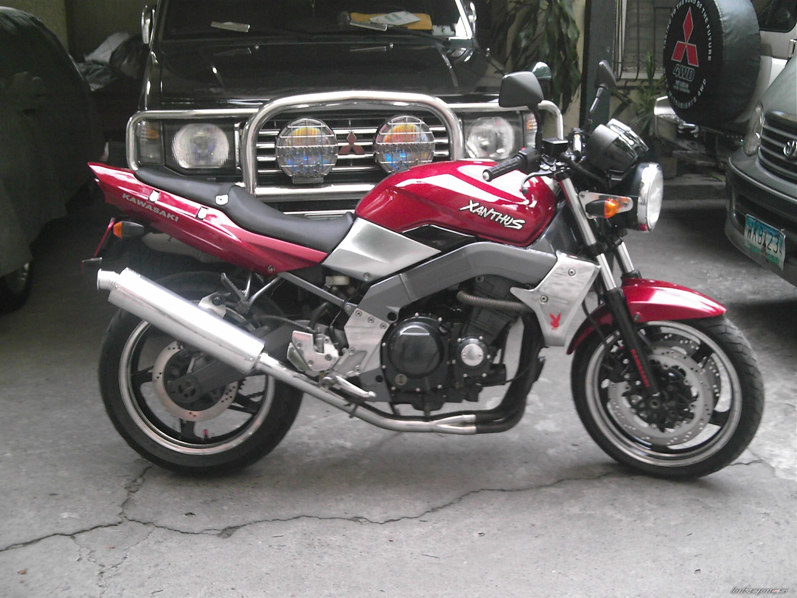 Мотоцикл кавасаки xanthus 400 - модель от знаменитого концерна | ⚡chtocar