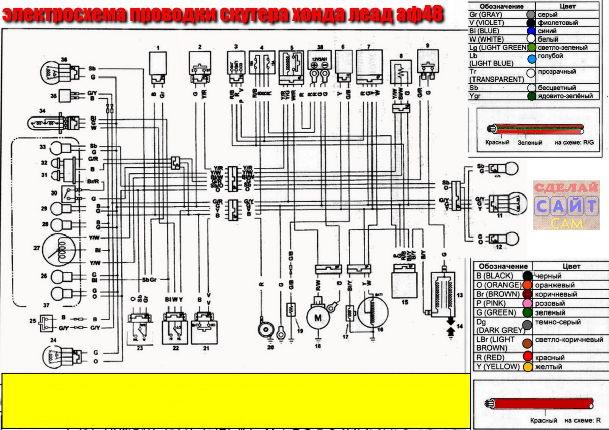 Схема проводки дио 27