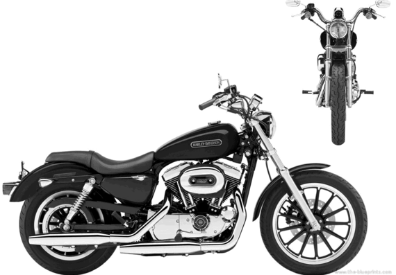 Мотоцикл harley-davidson 883 sportster standard 2006 - разбираемся внимательно