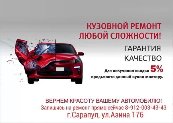 Бизнес план кузовного ремонта и покраски автомобилей