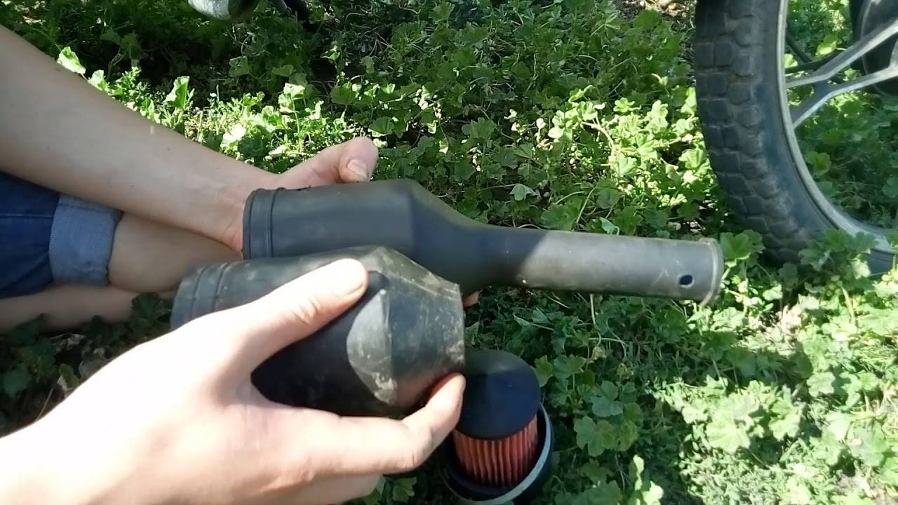 Замена воздушного фильтра на скутере 4т