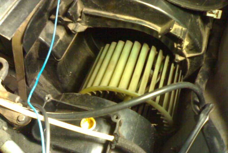 Audi a6 замена вентилятора отопителя