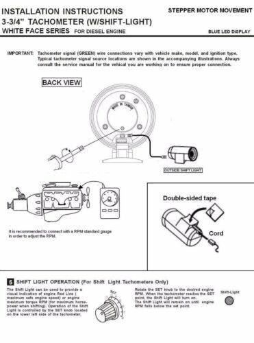 Как подключить тахометр к генератору на машине