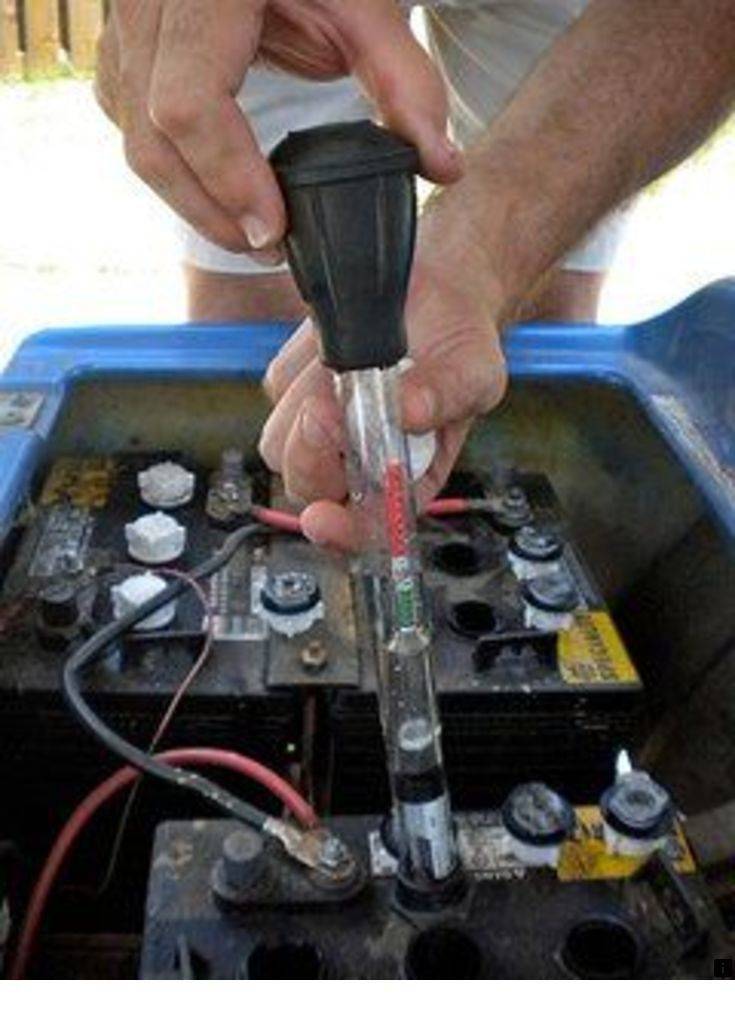 Как промыть аккумулятор и заменить электролит