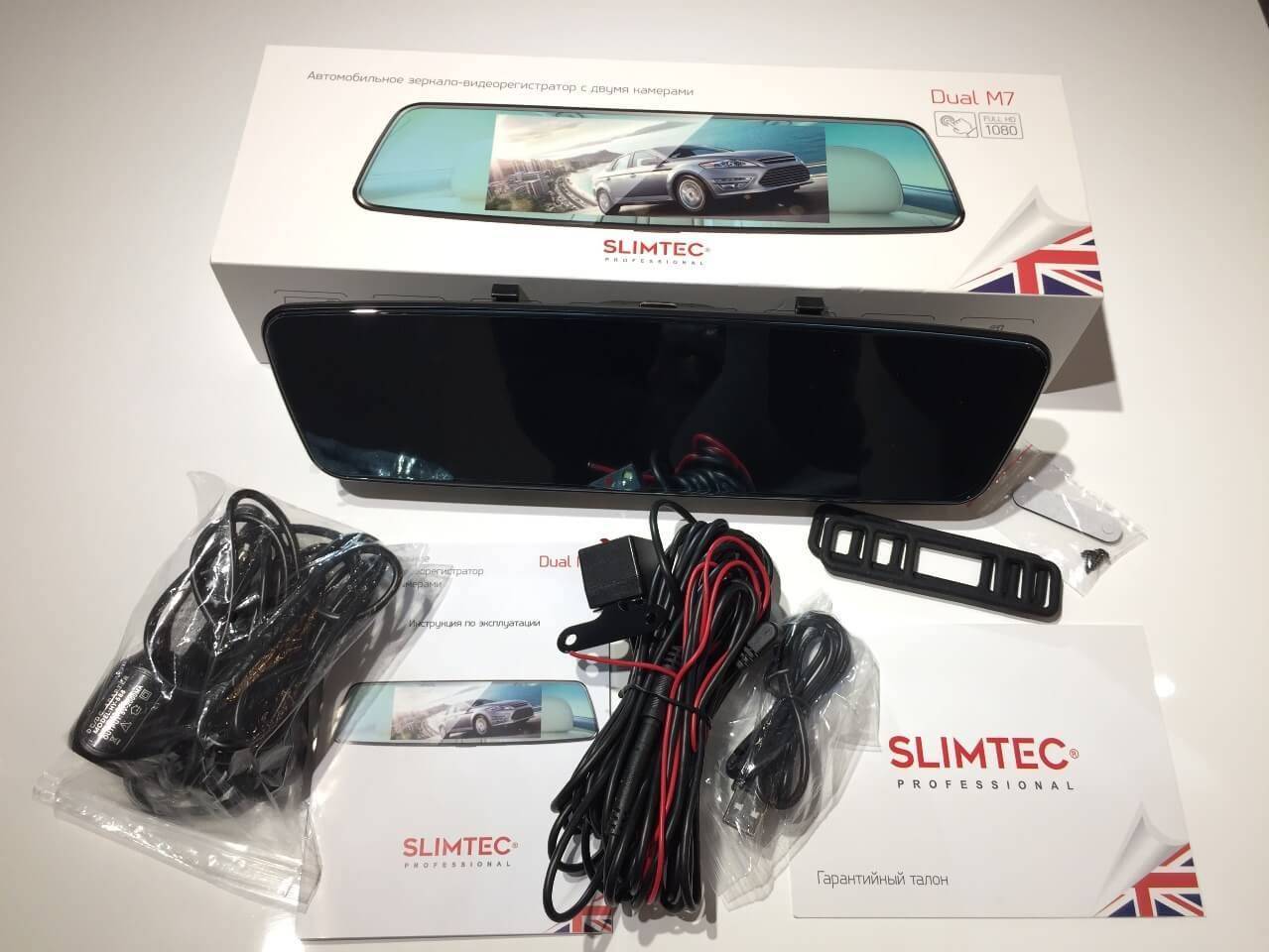 Обзор зеркала-видеорегистратора Slimtec Dual M7 с задней камерой и парктроником
