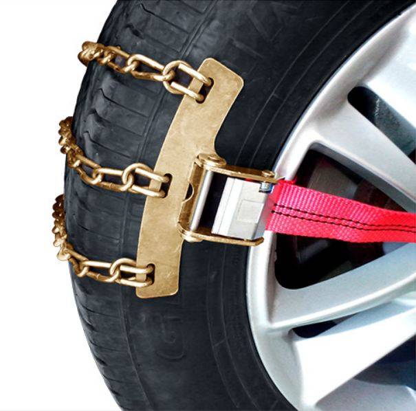Как сделать цепи противоскольжения на колеса за 15 минут. улучшаем проходимость: самодельные цепи на колеса из доступных материалов