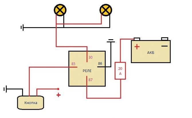 Подключение и установка противотуманных фар: схема противотуманок, как подключить и включить птф