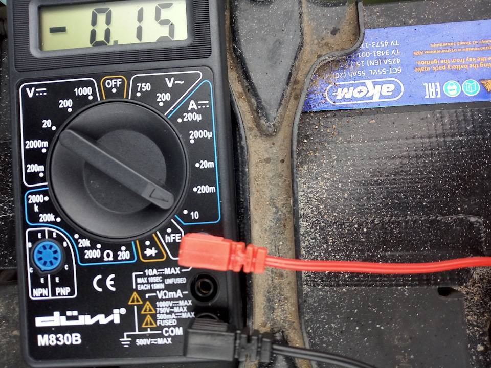 Как проверить утечку тока на автомобиле мультиметром: допистимая утечка, норма, при выключенном зажигании