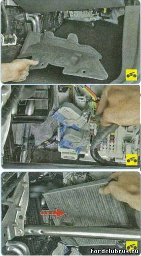 Замена салонного фильтра в форд фокус 2: где находится, как поменять своими руками
