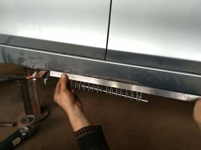 Как произвести ремонт порогов автомобиля без сварки своими руками