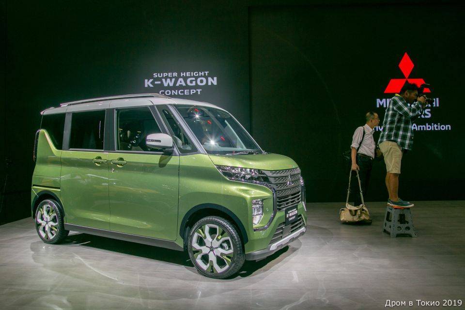 Mitsubishi представил новинки: концепт mi-tech и кей-кар k-wagon