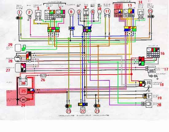 Схема проводки yamaha jog 5bm