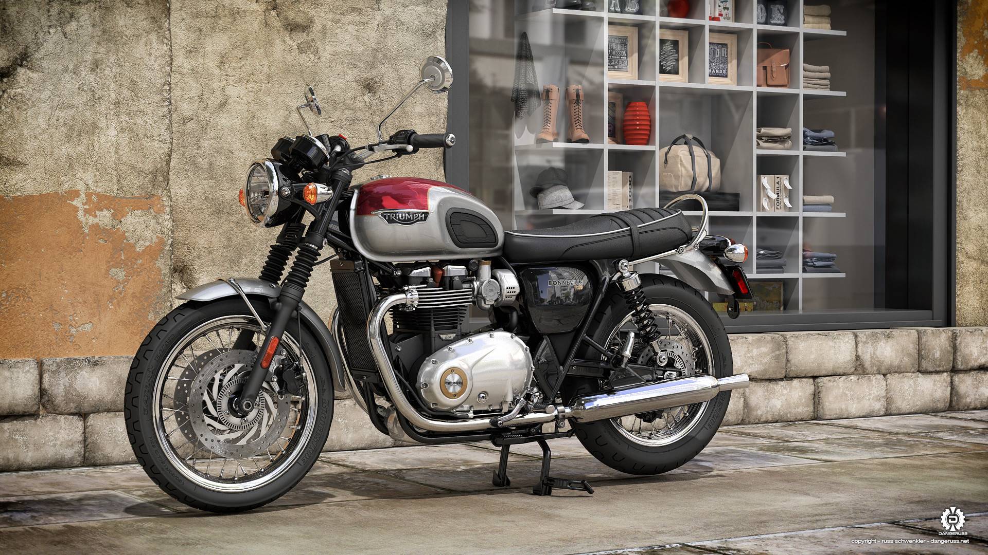 Triumph Bonneville stock