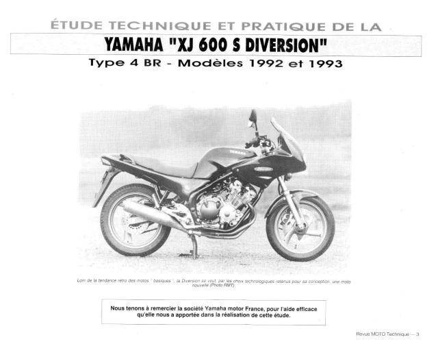 Мануалы и документация для Yamaha XJ900S Diversion