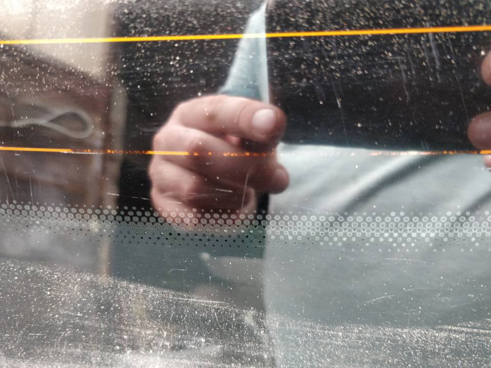 Ремонт нитей обогрева заднего стекла своими руками