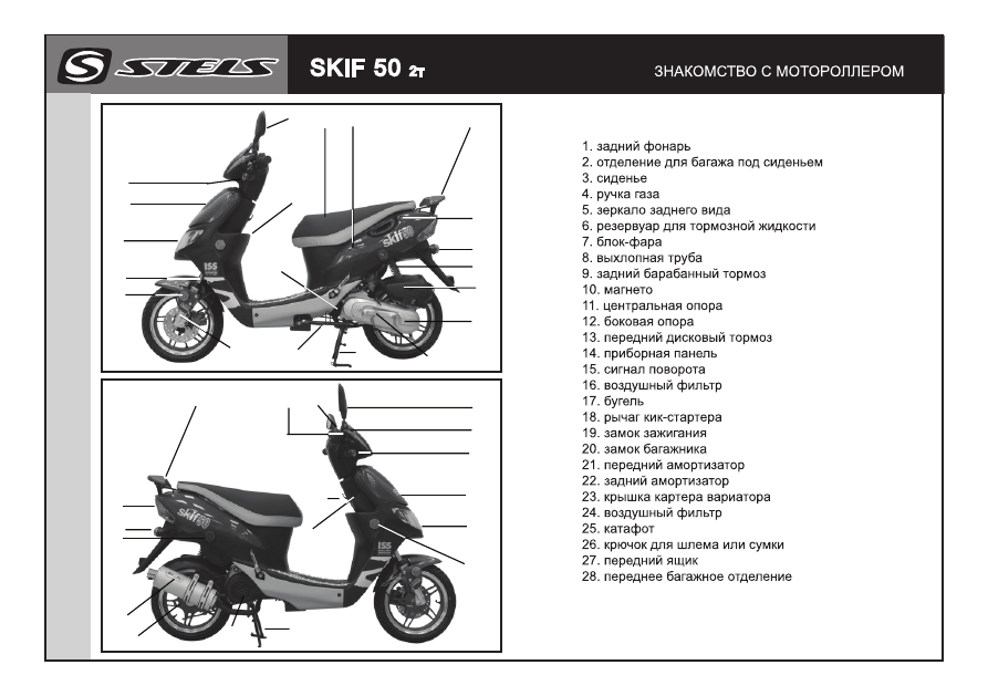 Скутер stels skif 50: технические характеристики и отзывы