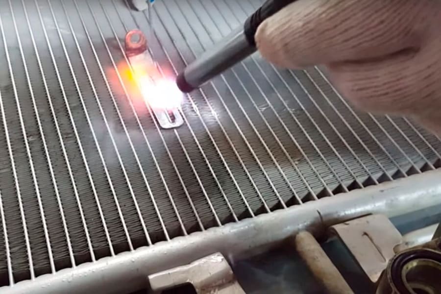 Ремонт радиатора охлаждения двигателя автомобиля своими руками методом пайки