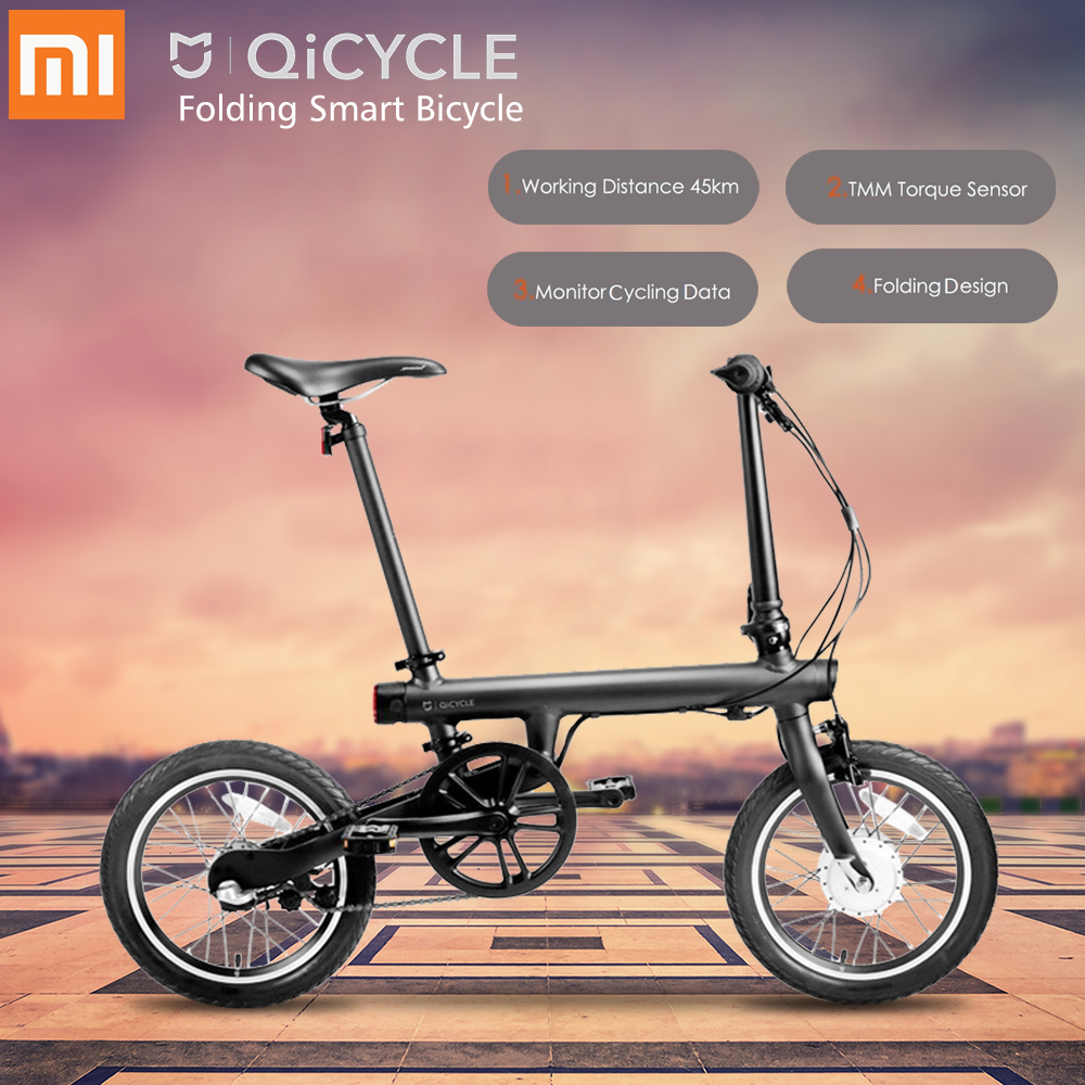 Электровелосипед mijia qicycle от xiaomi: функциональный, сильный, красивый и складной – то, что надо горожанину