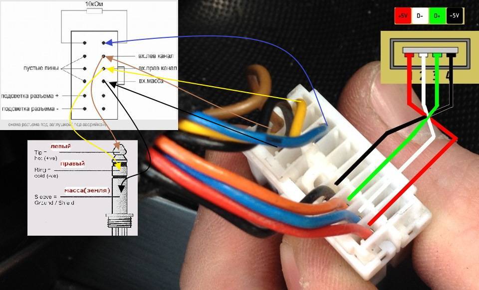 Перепаять usb разъем на магнитоле usb pioneer