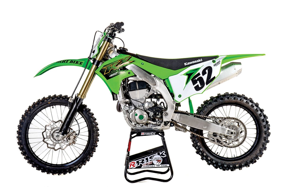 Kawasaki KX 450 по снегу