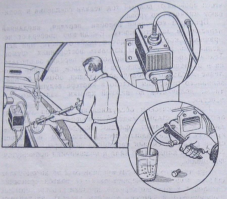 Прокачка сцепления автомобиля в гаражных условиях