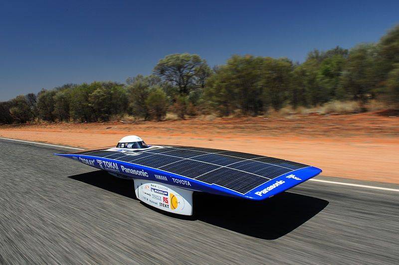 Автомобили на солнечных батареях