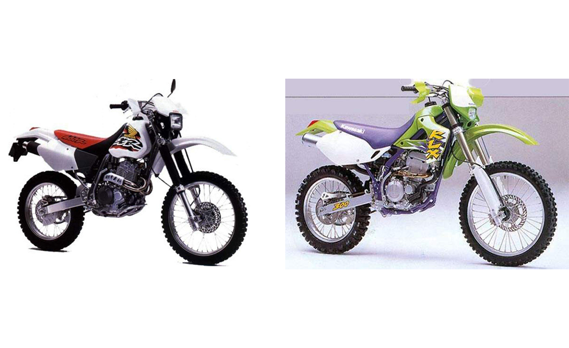 Первый взгляд! трио новых мотоциклов kawasaki klx2021 300 dual-sport