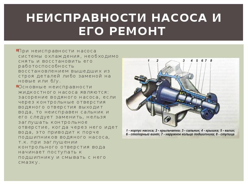 Диагностика системы охлаждения двигателя