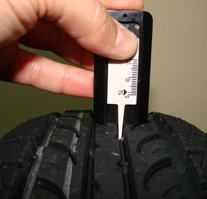Высота протектора новых шин, какой она должна быть