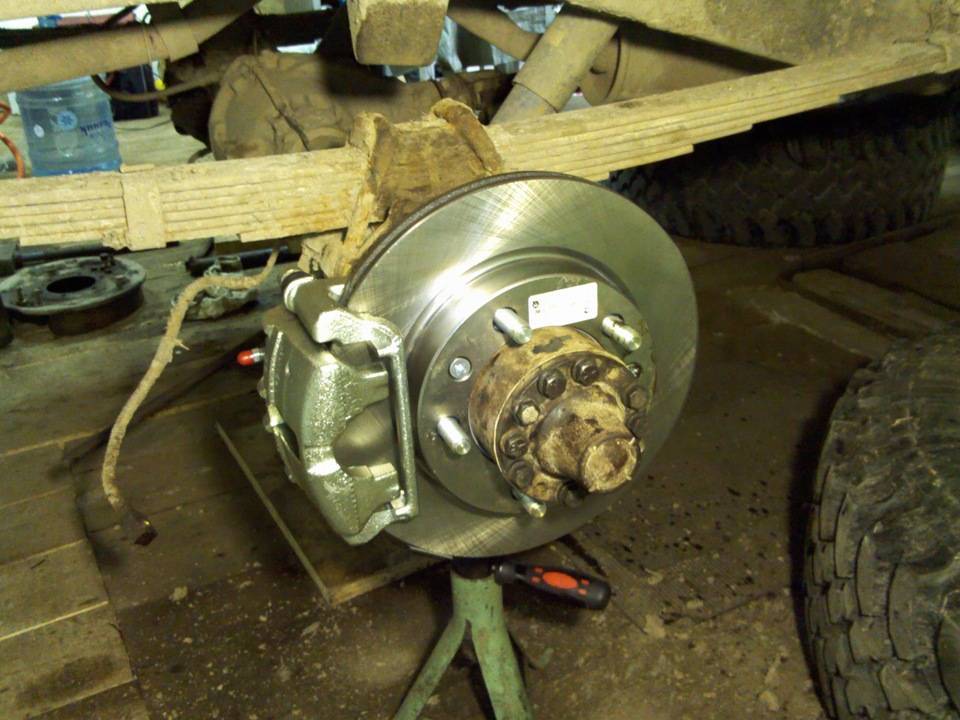 Замена барабанных тормозов на дисковые на примере автомобиля уаз