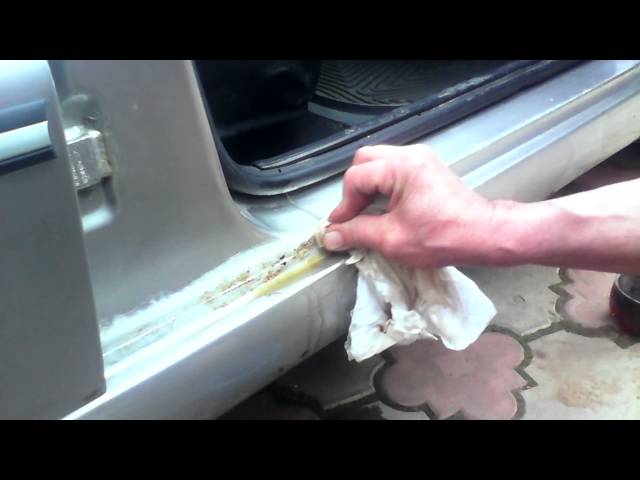 Как убрать ржавчину с автомобиля?