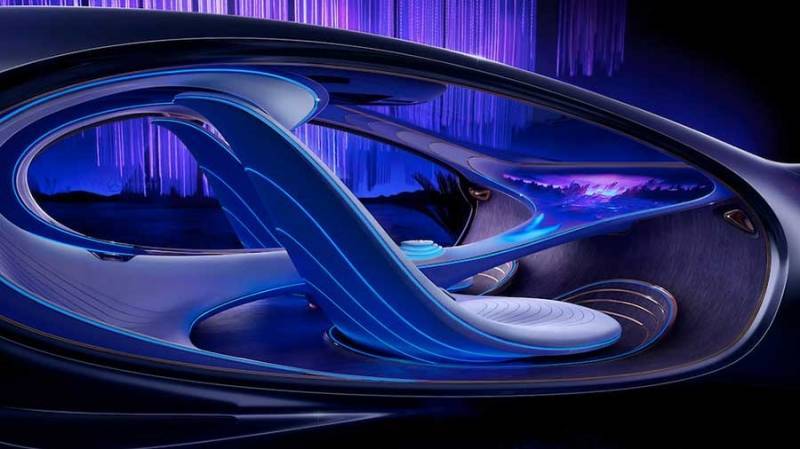 Mercedes Benz VISION AVTR — автомобиль будущего без руля и панели приборов