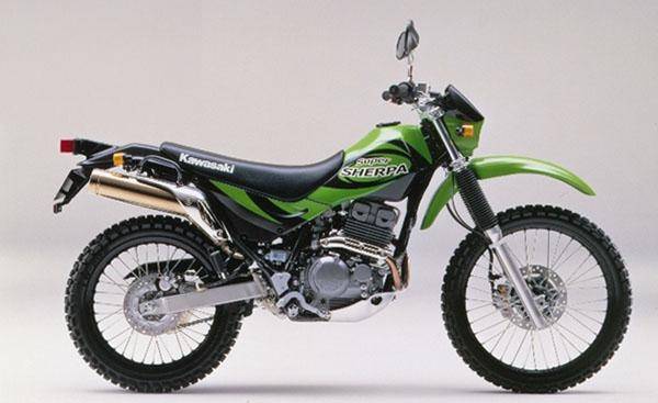 Kawasaki kl250 super sherpa — байк для бездорожья, хотя и не особо шустрый