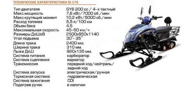 Буран снегоход характеристики