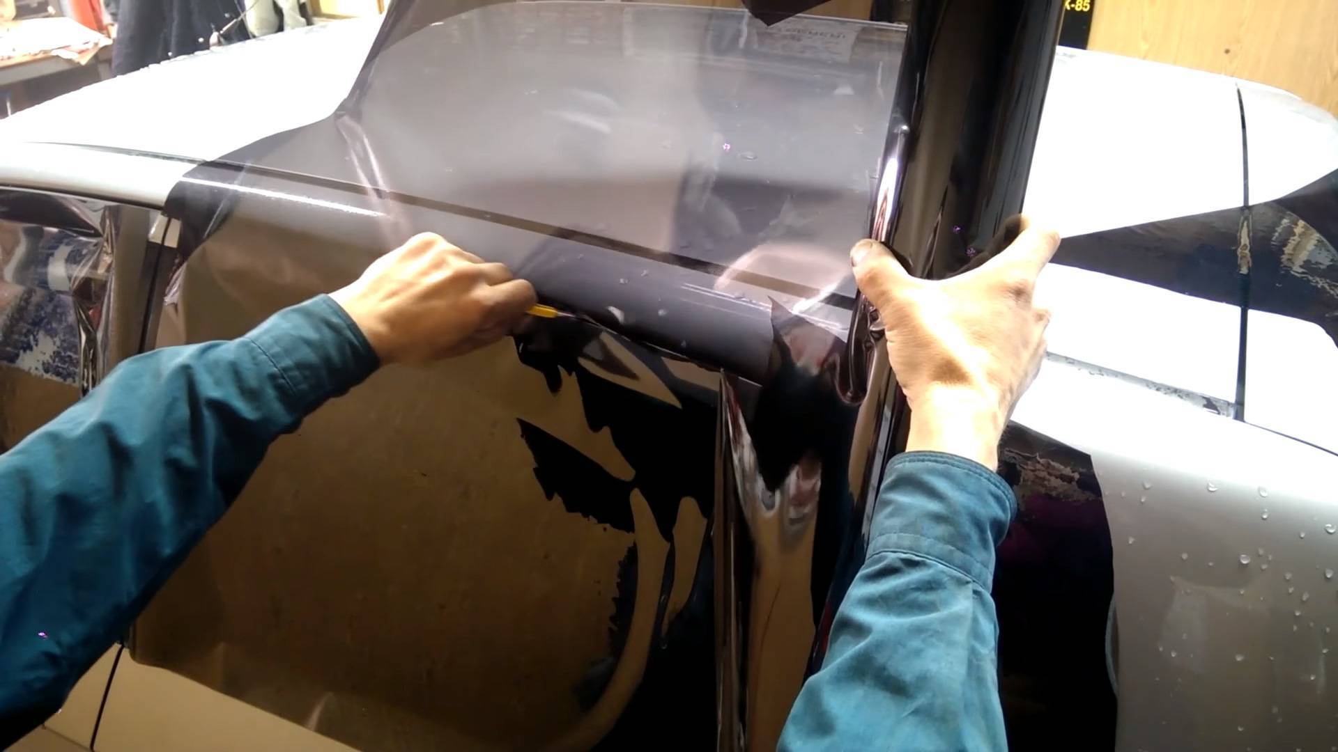 Особенности процесса тонировки стекол авто своими руками, последовательность выполнения