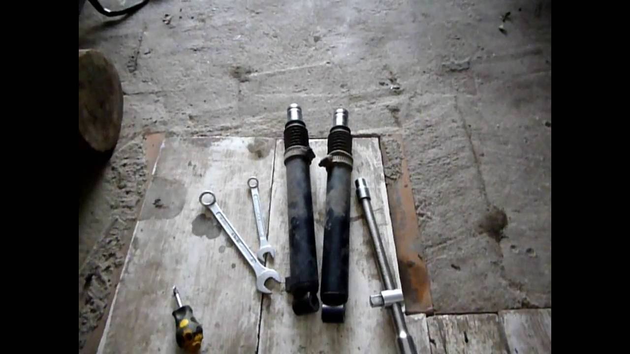 Разборка и ремонт амортизаторов передней вилки honda dio af