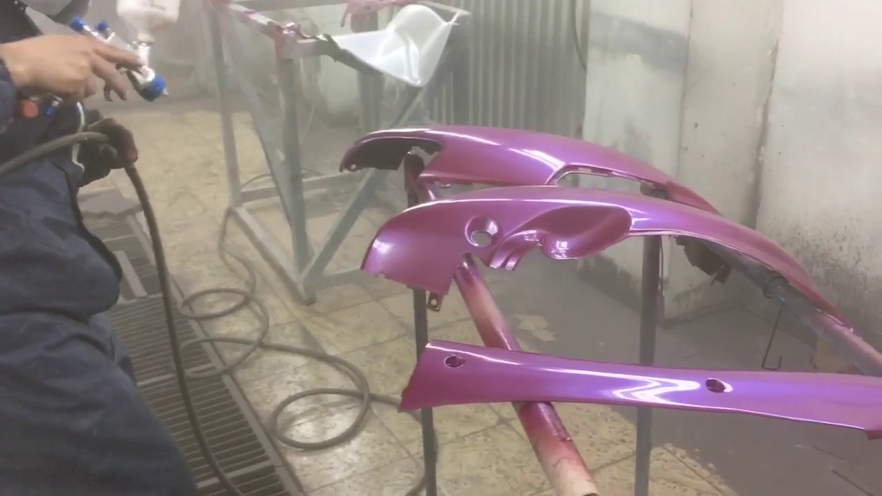 Как покрасить скутер
