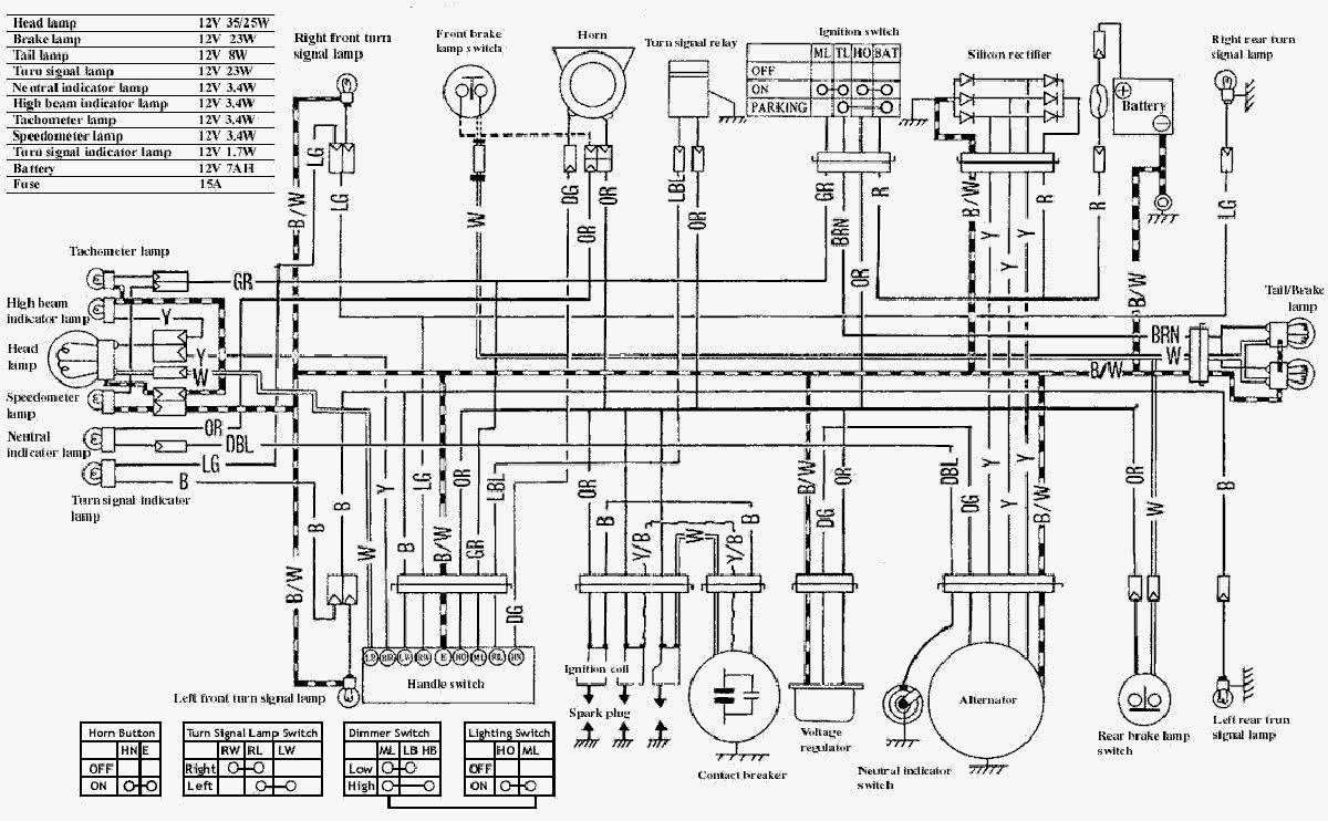 Схема электрооборудования скутера cpi jp50 и jr50