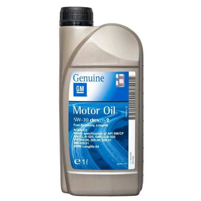 Технические характеристики моторного масла gm 5w30 dexos2