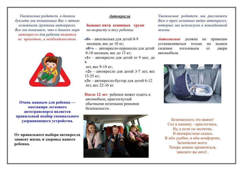 Правила перевозки детей в автомобиле в 2019-2020 годах — последние новости